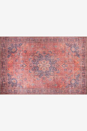 Conceptum Hypnose - Matto Blues Chenille - Red AL 370 - Monivärinen - Sileät matot - 140X190 - - Homeroom