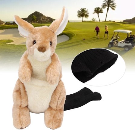 Kangaroo Golfmailan Päällinen Pehmolelu Golfmailan Päällinen Nro 1 Puumailan Päällinen Yhteensopiva Kentän Kanssa