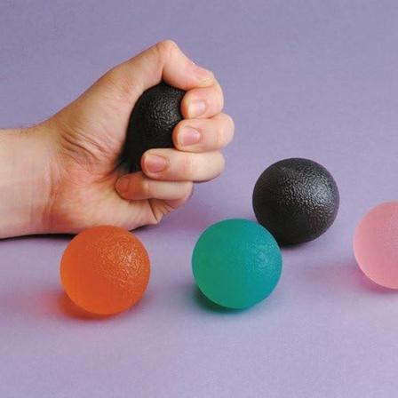Gelkule for håndtrening, finger- og underarmsfingerferdighet, oransje