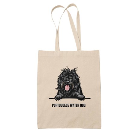 Portuguese water dog tygkasse hund shopping väska Tote bag