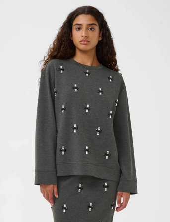 InWear Kincentiw Melange Deco Blouse - Grey - XL