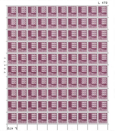 Danmark - Postfrisk helark AFA 723