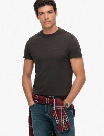 Superdry Vintage Logo Emb Tee - Black - XXXL