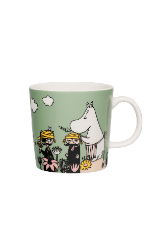 Arabia Mumin mugg 0,3L Omtanke Glas Grön 0,3 L