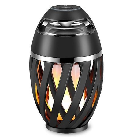Innovative Bluetooth-højttalere til udendørsentusiaster, med vandtæt fakkel-atmosfærelys, 360° surroundlyd, LED-flammepyntelys