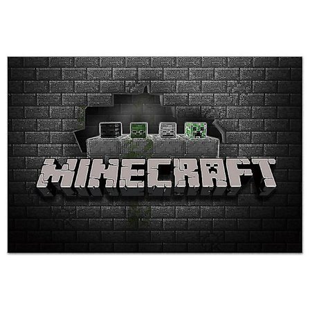 minecraft spel perifer affisch dekoration dekorativ gobeläng