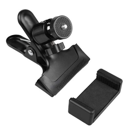 Guitar Head Telefonholder Beslag Telefon Live Streaming Beslag Stativ Skrivebord Musikholder til Elektrisk eller Akustisk Guitar