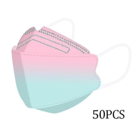 50pcs Kids 3d Face Mask Disposable