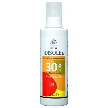 Idisole-IT Protezione Solare Alta SPF 30 Spray Corpo E Viso Pelle