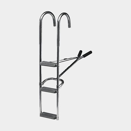 Boegladder Plastimo, 3 treden, telescopisch, 103.5 - 88.5 cm, 21.4 cm