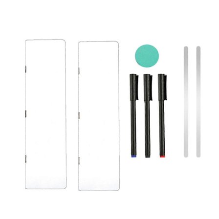 2-pakning Monitor Memo Whiteboard, Sticky Note Holder Tavle [HK]