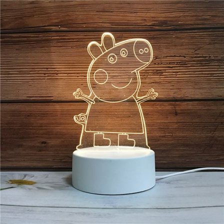 2025 Senaste Modellen 3D Nattlampa Akryl Skrivbordslampa Atmosfärslampa Julklappar Fantastiska presenter till vänner