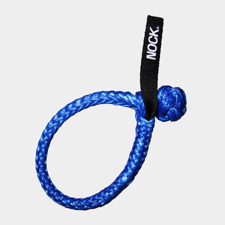 Soft shackle NOCK Titan Pro, UHMWPE 78, azul, Ø8 mm (fabricado de cuerda Ø4 mm), 80 mm, 1600 kg