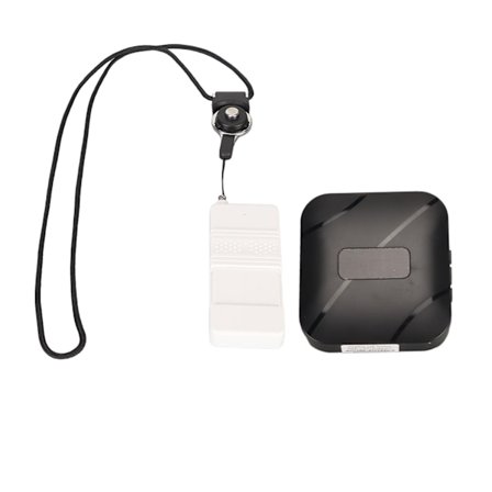 Patientkaldesystem 1 Sender 1 Modtager 4 Lydstyrke LED Lys Trådløst Kaldesystem til Familie 100‐240V EU Stik