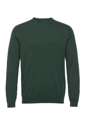 Ten Strikket Trøje Med Rund Hals Grøn Mango