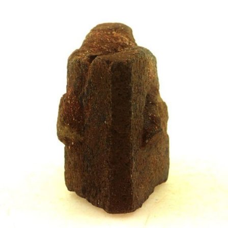 Sten og mineraler. Staurolit. 202,85 øre. Kerzest, Coray, Finistère, Frankrig.