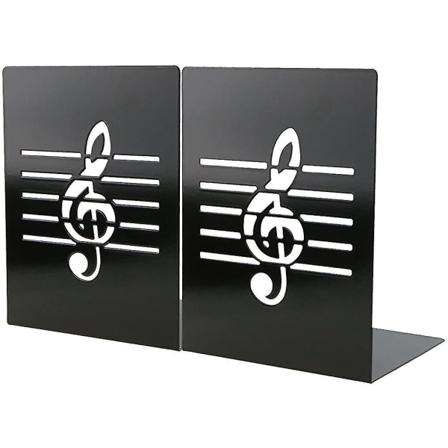Kirjanpäätyt, ainutlaatuiset musiikkihuomautuskirjanpidikkeet metallista lapsille koulukirjastoihin