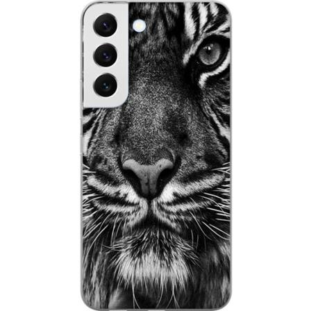 Samsung Galaxy S22 5G Gjennomsiktig deksel Tiger