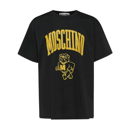 Moschino T-shirt , Zwart , Heren , Maat: S