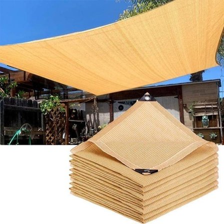 Solsejl 3x5m UV-beskyttelse 95%, Skyggesejl & Skyggenet til terrasse, have, pool, terrasse_TF_TF