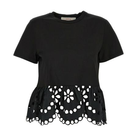 Jucca, T-Shirts Zwart, Dames, Maat:S