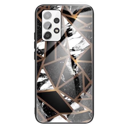 Skalo Samsung A13 4g Marmor Härdat Glas Tpu-skal - Motiv 8 Multifärg