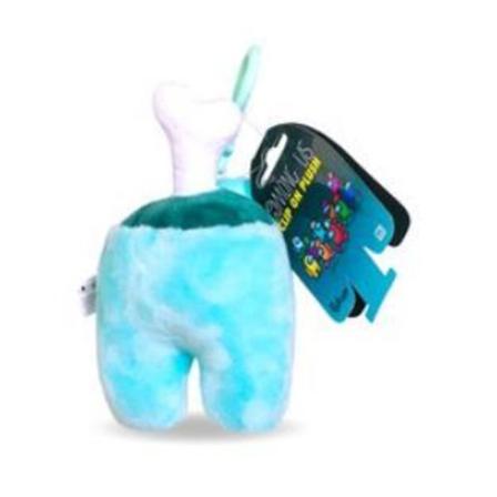 Among Us Clip On Mjukdjur 13cm Cyan Body Multicolor Cyan Body