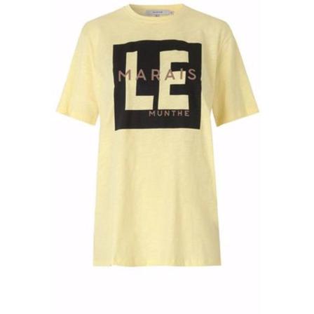 Munthe Sunrise T-Shirt Gul, Dame T-shirts