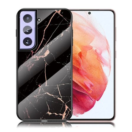 Fantasy Marmor Samsung Galaxy S21 skal - Guld Vit Marmor