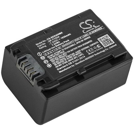 Batteri till Kamera för Sony FDR-AX40, FDR-AX45, FDR-AX60 m.fl.
