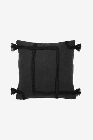 Eightmood - Pudebetræk, Vero 50x50 cm - Sort - Pyntepuder & pudebetræk - Fra Homeroom