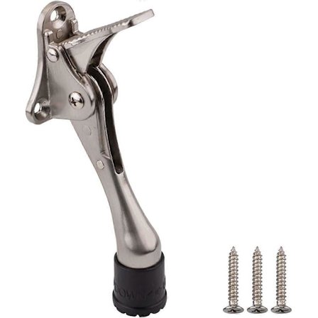 Dörrstopp - 11,3 cm - förhindrar att dörren smäller - Zinklegering - handsfree-system