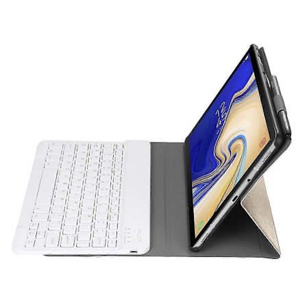 A510 Bluetooth Tastatur PU Etui til Galaxy Tab A 10.1 (2019) T510 Guld