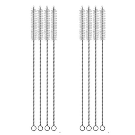 Helautomatisk rengöringsborste, liten smal mjölkrörsborste, halmborste, kylskåpsrengöring