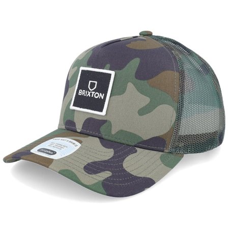 Brixton - Camo trucker Lippis - Alpha Block X C Mp Mesh Cap Camo A-Frame Trucker @ Hatstore