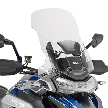 Windscherm Givi D-ST Helder - Triumph Tiger 1200 GT Explorer 2022-2023