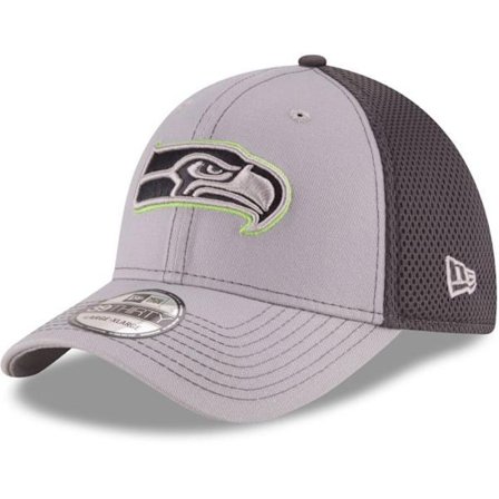New Era 39Thirty Stretch Mesh-kap - Seattle Seahawks
