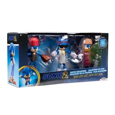 Sonic movie 2 Articulated Figure Pack 3-pack