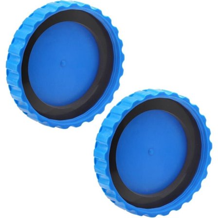 Sæt med 2 Intex poolovertræk, 100% frostsikre og vandtætte, pooltilbehør med diverse samlinger, vinterprop til pools