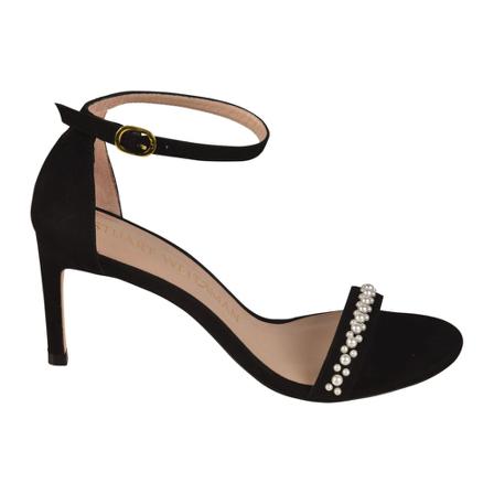 Stuart Weitzman Sandalen , Zwart , Dames , Maat: 40 EU
