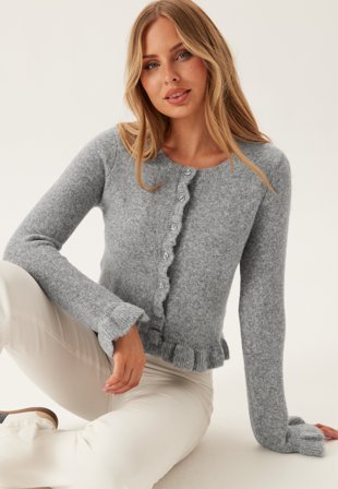 ONLY Onlrima Life Ls Frill Button C Klær