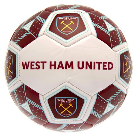 West Ham United FC Crest Fotboll 3 Maroon/White