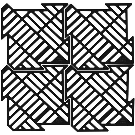 Happy sinks Diskbänksmatta 4-pack, svart | Fler produkter > Städning & Diskning > Rengöringsset | Bagaren och Kocken