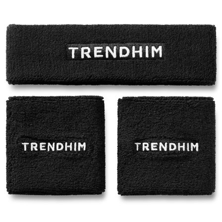 Black Sweatband Set | Headband and Wristband for Men - Gifts for him