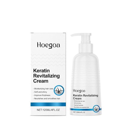 Hoegoa Keratin Balsam Vårdande Hårvård Mjukt Hår Uppfriskande Doft Återfuktande Fylligt Hårbalsam