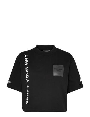 Tee-Shirt&Turtle Ne T-shirts & Tops Short-sleeved Svart Lacoste