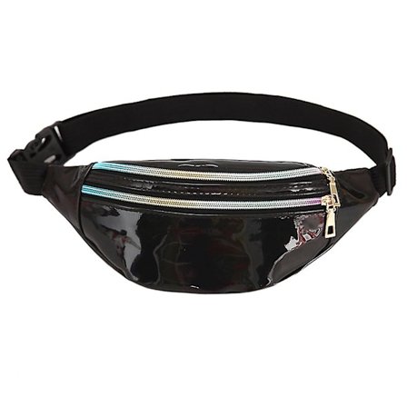 Holografinen Vyötärölaukku Naisille Banaani Vyötärölaukku Naisten Vyötärölaukku Geometrinen Vyötärölaukut Laser Rintapuhelinpussi Vyötärölaukku 