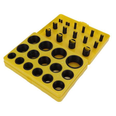 366 kpl Kuorma-auton AC O-rengastiivistesarja Universaali kumitiivistesarja kuorma-autolle, traktorille ja ajoneuvolle