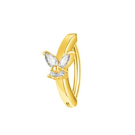 3st Belly Bars Navel Bar GULD STYLE-3 STYLE-3