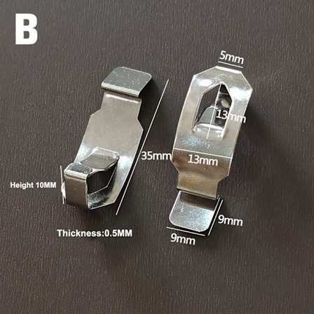 20st Fotoram Clips Fästelement Krokar Turn Clip Hanger Painti